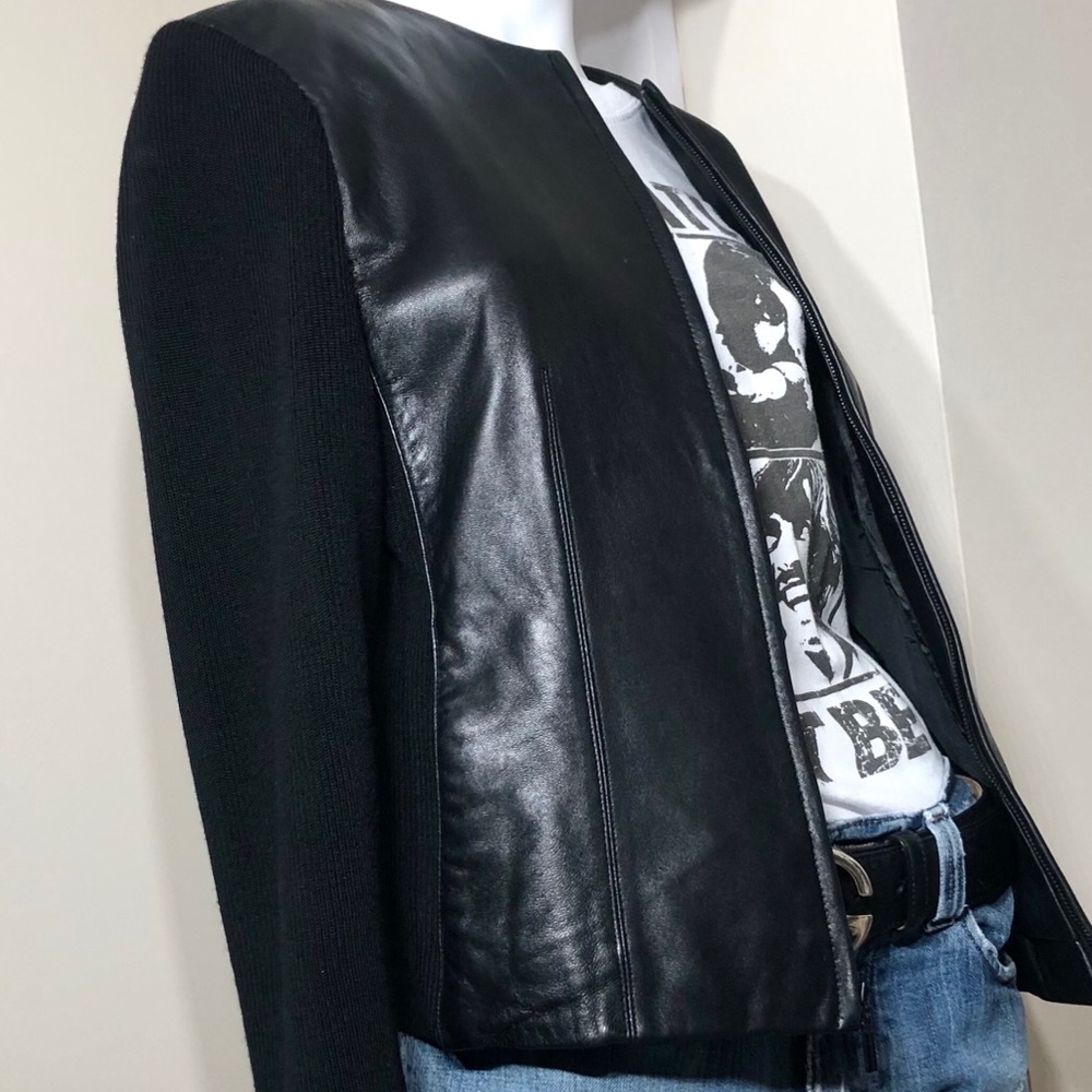 Vintage Leather Jacket Lord & Taylor size 8